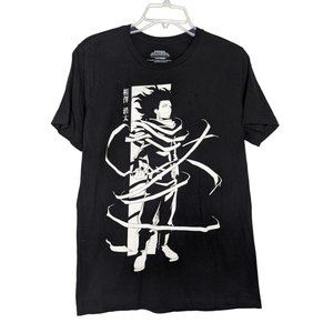 My Hero Academia Funimation short sleeve Shota Aizawa Eraser Head Kanji Tshirt M